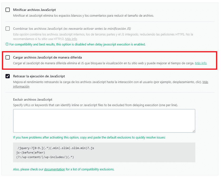 optimizar javascript